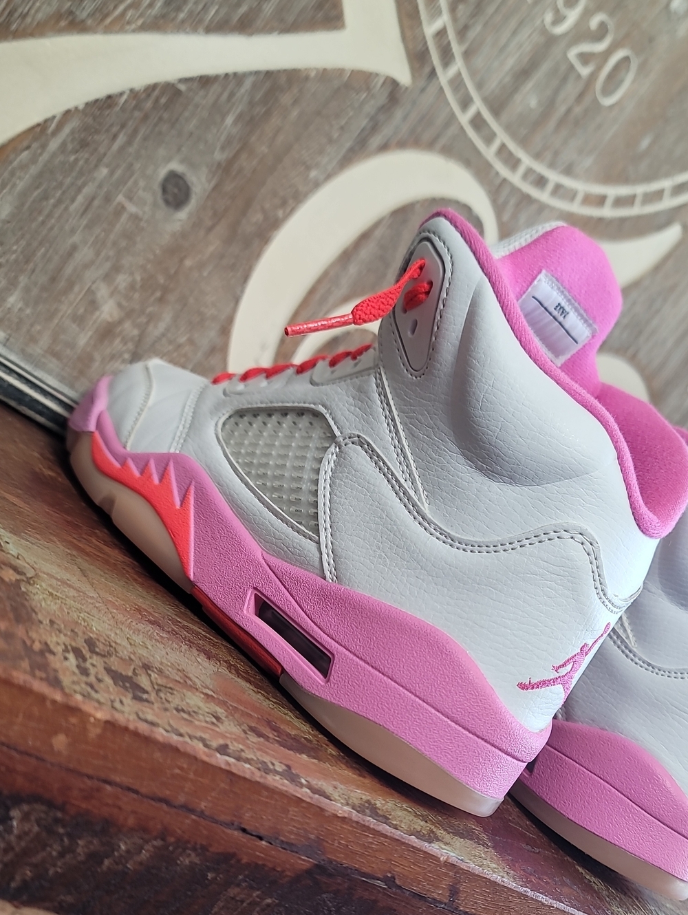 🔥🔥 Nike Air Jordan 5 Retro "Pinksicle" Wmns 8.5. Really Good Condition - Picture 9 of 16